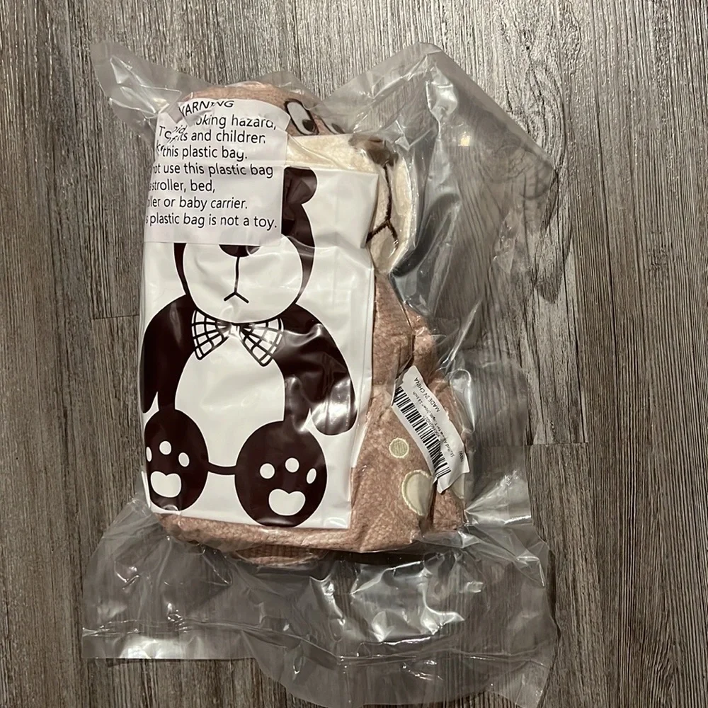 🔥Clearance- NIP Hansbear Kid’s Sealed Stuffed Bear In Vacuum Sealed Bag - Picture 3 of 15